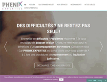 Tablet Screenshot of phenix-expertise.com